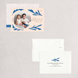 "Leaf" - Holiday Cards in Blue Jay by Meg Gleason - Assembled