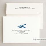"Leaf" - Holiday Cards in Blue Jay by Meg Gleason - FREE Recipient Addressing