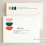 "Abstract Art Holiday" - Holiday Cards in Candy by Ampersand Design Studio - FREE Recipient Addressing