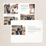 "Ski" - Holiday Cards in Wood by Elly - Interior Options