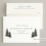 "Ski" - Holiday Cards in Wood by Elly - FREE Recipient Addressing