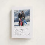 "Snow What Fun" - Holiday Cards in Ink by Olivia Raufman - Folded Card