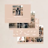 "Simple Cheer" - Holiday Cards in Frost by Ekko Studio - Back of Card Options