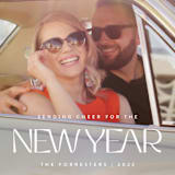 "Simple Cheer" - Holiday Cards in Frost by Ekko Studio - Detail
