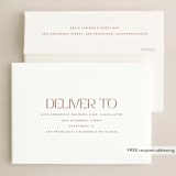 "Simple Cheer" - Holiday Cards in Frost by Ekko Studio - FREE Recipient Addressing