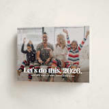 "Let's do this" - Holiday Cards in Snow by Lea Delaveris - Folded Card