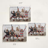 "Let's do this" - Holiday Cards in Snow by Lea Delaveris - Formats Available