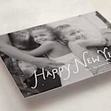 "Handwritten happy" - Holiday Cards in Penguin by Lea Delaveris - Detail