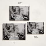 "Handwritten happy" - Holiday Cards in Penguin by Lea Delaveris - Formats Available