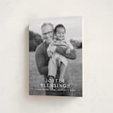 "Brightest Blessings" - Holiday Cards in Snow by Kristie Kern - Folded Card