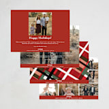 "Vienna" - Holiday Cards in Holly Berry by Julie Murray - Back of Card Options