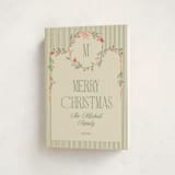 "Wreath Frame" - Holiday Cards in Cream by Robert and Stella - Folded Card