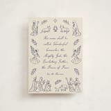 "Nativity" - Holiday Cards in Indigo by Jamie Alexander - Front