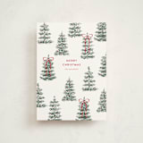 "Festive Forest" - Holiday Cards in Snow by Angela Garrick - Front