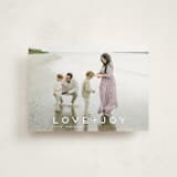 "love joy" - Holiday Cards in Snow by Kate Ross - Front