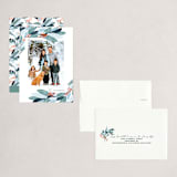 "Wintery Eucalyptus" - Holiday Cards in Snow by Angel Walker - Assembled