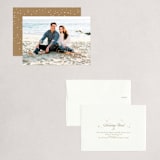 "Twinkling Emblem" - Holiday Cards in Champagne Toast by Jennifer Postorino - Assembled