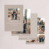 "Classy Year" - Holiday Cards in Snow by Ekko Studio - Back of Card Options
