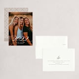 "Classy Year" - Holiday Cards in Snow by Ekko Studio - Assembled