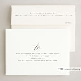 "Classy Year" - Holiday Cards in Snow by Ekko Studio - FREE Recipient Addressing