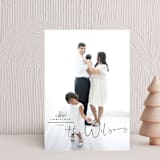 "Merry Minimal" - Holiday Cards in Raven by Owl and Toad - Front