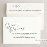 "Merry Minimal" - Holiday Cards in Raven by Owl and Toad - FREE Recipient Addressing
