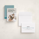 "New Year Win" - Holiday Cards in Denim by Karen Glenn - Assembled