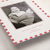"Linzer Torte" - Letterpress Holiday Photo Mount Cards in Scarlet by Blustery August - Premium Photo Paper Mounted on Card