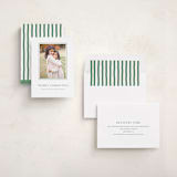 "Tailored" - Holiday Photo Mount Cards in Evergreen by Megan Davis - Assembled