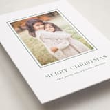 "Tailored" - Holiday Photo Mount Cards in Evergreen by Megan Davis - Premium Photo Paper Mounted on Card