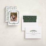 "Festive Vine" - Holiday Photo Mount Cards in Evergreen by Susan Moyal - Assembled