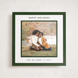 "square" - Holiday Photo Mount Cards in Spruce by JoAnn Jinks - Front
