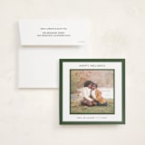 "square" - Holiday Photo Mount Cards in Spruce by JoAnn Jinks - Card with Envelope