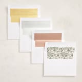 "Nutcracker Toile" - Holiday Photo Mount Cards in Fir by Teju Reval - Envelope Liner Options