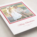 "Lauren" - Holiday Photo Mount Cards in Santa Suit by Blustery August - Premium Photo Paper Mounted on Card