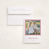 "Lauren" - Holiday Photo Mount Cards in Santa Suit by Blustery August - Card with Envelope