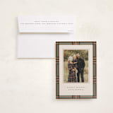 "Highland Holiday" - Holiday Photo Mount Cards in Hazel by Olivia Kanaley Inman - Card with Envelope
