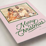 "retro vintage holiday" - Holiday Photo Mount Cards in Kelly by BR Designs - Premium Photo Paper Mounted on Card