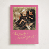 "cotillion" - Holiday Photo Mount Cards in Gumdrop by Megan Davis - Front