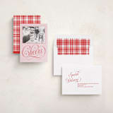 "Joyful Beauty" - Holiday Photo Mount Cards in Blush by Stacey Day - Assembled