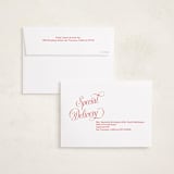 "Joyful Beauty" - Holiday Photo Mount Cards in Blush by Stacey Day - FREE Recipient Addressing