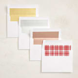 "Joyful Beauty" - Holiday Photo Mount Cards in Blush by Stacey Day - Envelope Liner Options