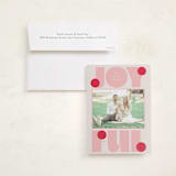 "pop joy" - Holiday Photo Mount Cards in Gumdrop by Lori Wemple - Card with Envelope