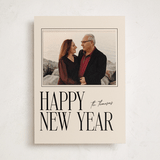 "Merry Stack" - Holiday Photo Mount Cards in Eggnog by Ekko Studio - Front