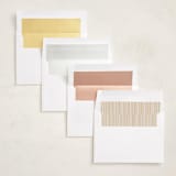 "Merry Stack" - Holiday Photo Mount Cards in Eggnog by Ekko Studio - Envelope Liner Options