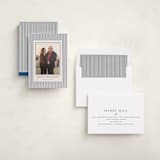 "The Prep" - Holiday Photo Mount Cards in Navy by Kristie Kern - Assembled