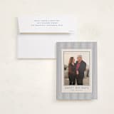 "The Prep" - Holiday Photo Mount Cards in Navy by Kristie Kern - Card with Envelope