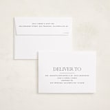 "Modern Editorial" - Holiday Photo Mount Cards in Licorice by Ekko Studio - FREE Recipient Addressing