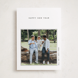 "Haute Holidays" - Holiday Photo Mount Cards in Tuxedo by Lottie Aldarwish - Front