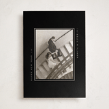 "Contemporary Typo" - Holiday Photo Mount Cards in Charcoal by Lucrecia Caporale - Front